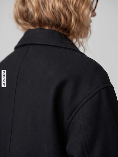 VERO MODA Trenchcoat mit doppelreihiger Knopfleiste Black 3