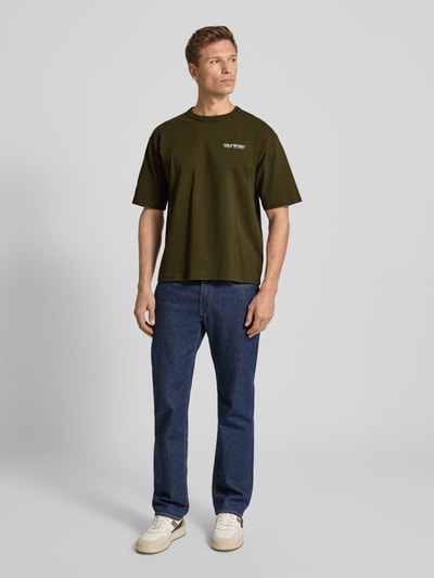 Polo Ralph Lauren T-Shirt mit Label-Stitching Oliv 1