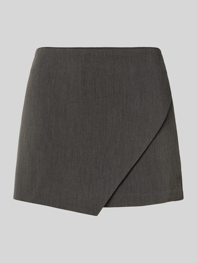 Only Regular Fit Skort mit Viskose-Mix Modell 'MIST-YASMINE' Anthrazit Melange 2
