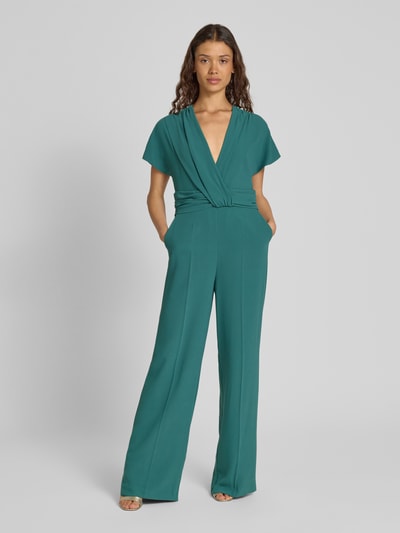 Vera Mont Jumpsuit mit Knotendetail Dunkelgruen 4