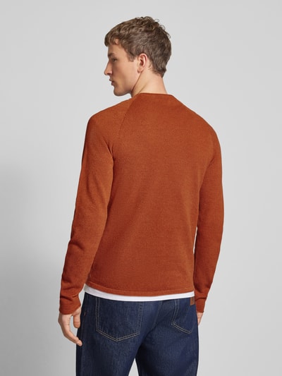 Jack & Jones Sweter z dzianiny z okrągłym dekoltem model ‘HILL’ Czerwony 5