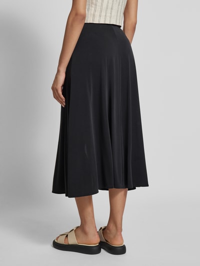 Christian Berg Woman Midirok met plooien Zwart - 5