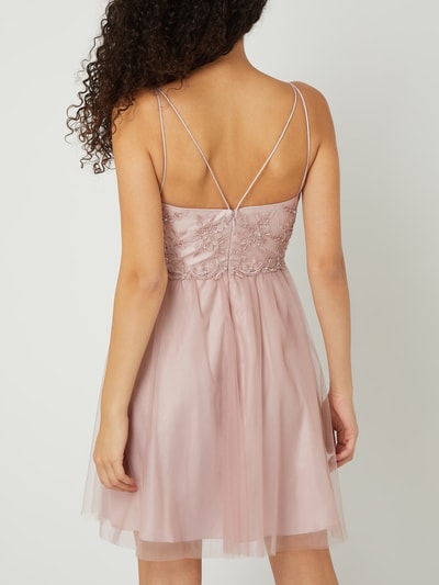 Laona Cocktailkleid mit Zierborten und Ziersteinen Rose 5