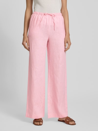 MANGO Stoffhose mit elastischem Bund Modell 'ALADA' Hellrosa 4