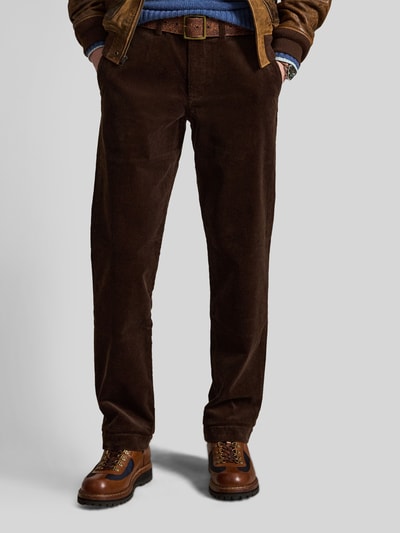 Polo Ralph Lauren Straight Fit Cordhose aus Baumwoll-Mix  Dunkelbraun Melange 4
