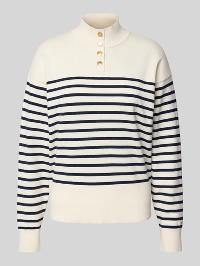 Tommy Hilfiger Sweter o kroju regular fit z mieszanki bawełny Biały 2