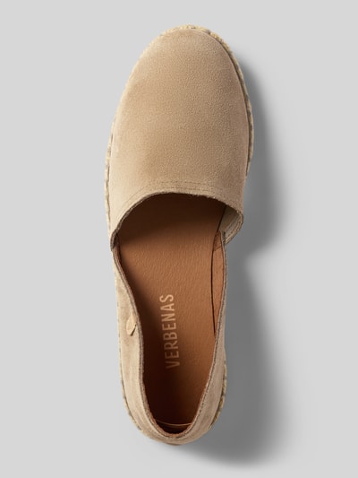 Verbenas Espadrilles van leer, model 'CARMEN SERRAJE' Beige - 3