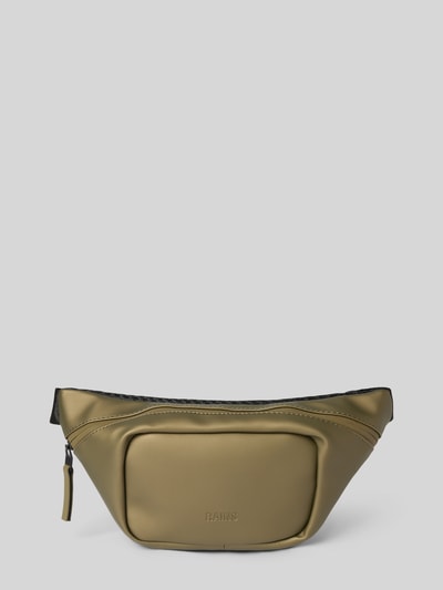 RAINS Bauchtasche mit Label-Prägung Khaki 2