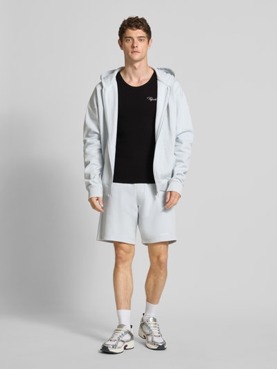 Pegador Tanktop mit Strukturmuster Black 1