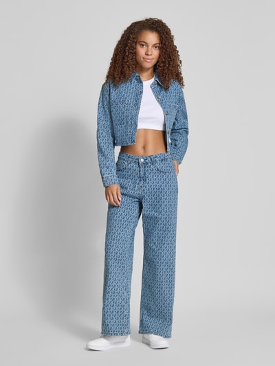 Colourful Rebel Jeansjacke mit Brusttaschen Modell 'Olle' Jeansblau 1