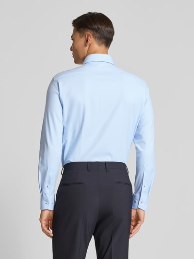 OLYMP Koszula biznesowa o kroju modern fit z kołnierzykiem typu kent model ‘Global’ Błękitny 5