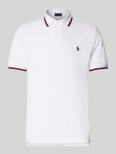 Polo Ralph Lauren Poloshirt mit Label-Stitching Weiss 2
