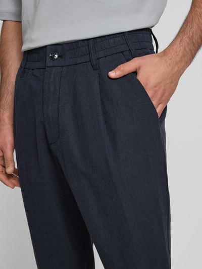 MCNEAL Leinenhose aus Leinen-Mix Marine 3