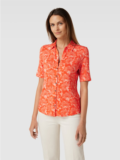 Marc O'Polo T-Shirt mit Allover-Print Orange 4