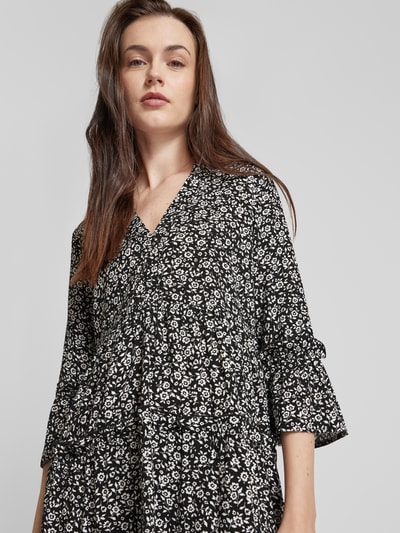 Vero Moda Minikleid mit floralem Print Modell 'EASY JOY' Black 3