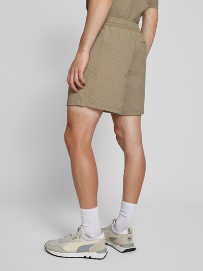 PUMA PERFORMANCE Shorts mit Label-Stitching Khaki 5
