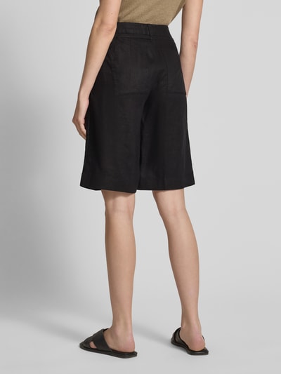 s.Oliver RED LABEL Regular Fit Leinen-Bermuda mit Bindegürtel Black 5