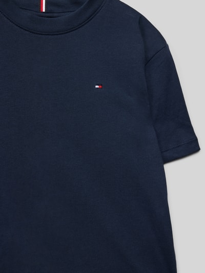 Tommy Hilfiger Kids T-Shirt mit Logo-Stitching Marine 2