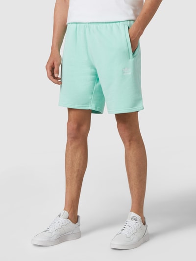 adidas Originals Shorts aus reiner Baumwolle Aqua 4