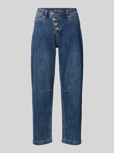 Buena Vista Relaxed Fit Barrel Jeans aus Baumwoll-Mix mit Viskose-Anteil Modell 'Relaxed Malibu' Blau 1