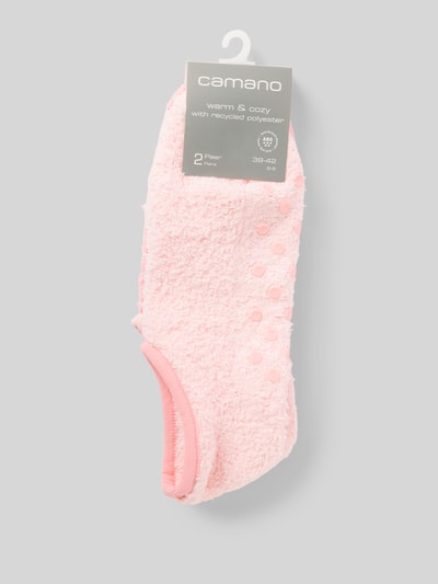 camano Socken in Teddyfell-Optik Rosa 3