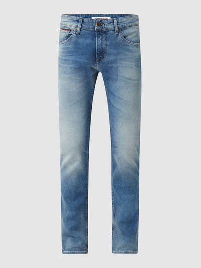 Tommy Jeans Slim Fit Jeans mit Stretch-Anteil Modell 'Scanton' Hellblau 2