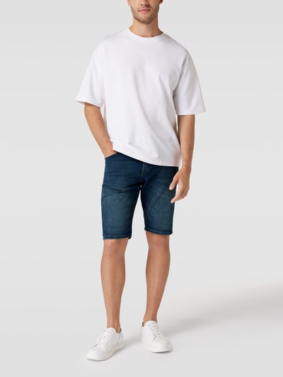 Tom Tailor Jeansshorts met labelpatch Blauw - 1