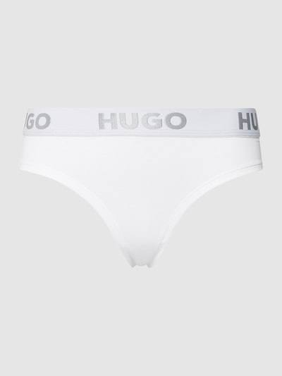 HUGO Slip mit Logo-Bund Weiss 2