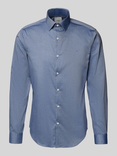 CK Calvin Klein Koszula biznesowa o kroju slim fit z kołnierzykiem typu kent Królewski niebieski 2
