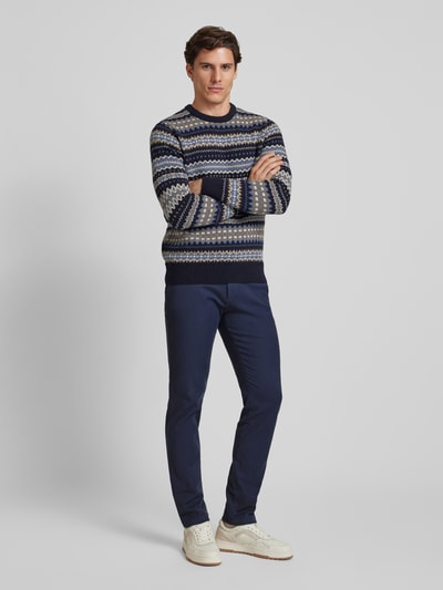 Tom Tailor Slim Leg Chino mit Gürtel  Marine 1