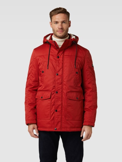 MCNEAL Jacke mit Druckknopfleiste Rostrot 4