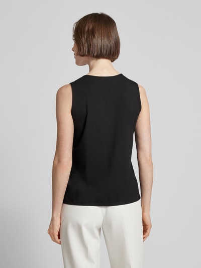 Zero Blouse met plooien Zwart - 5