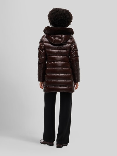 Tommy Hilfiger Puffer Coat mit Daunenkapuze Schoko 5