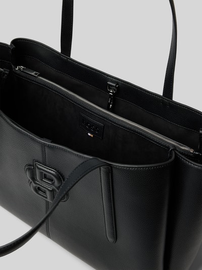 BOSS Torba shopper z monogramem z podwójną literą „B” Czarny 5