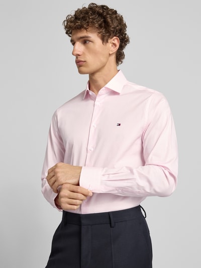 Tommy Hilfiger tailored fit zakelijk overhemd van katoenmix Roze - 3