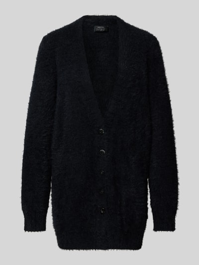 Marc Cain Strickjacke mit V-Ausschnitt und Knopfleiste Black 2