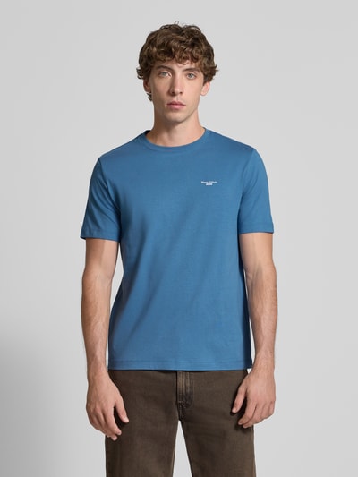 Marc O'Polo Denim Regular Fit T-Shirt aus reiner Baumwolle Blau 4