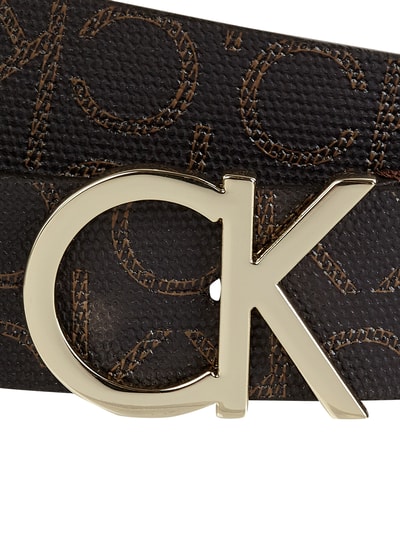 CK Calvin Klein Torba na ramię z aplikacją z logo Ciemnobrązowy 2