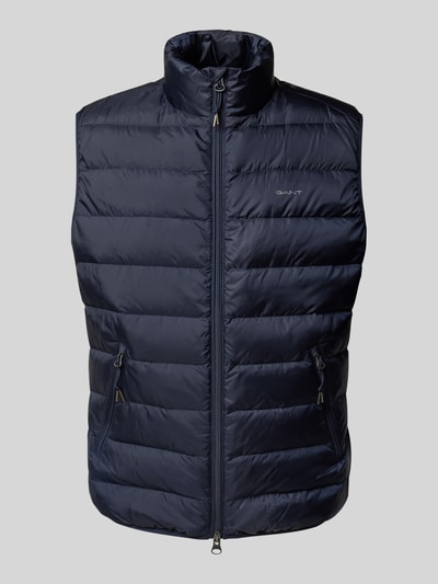 Gant Regular Fit Steppweste mit Daunen-Feder-Füllung Dunkelblau 2