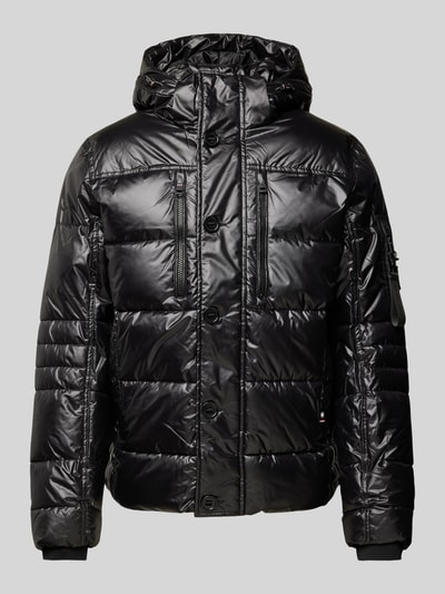 Tom Tailor Regular Fit Pufferjacke mit abnehmbarer Kapuze Black 2