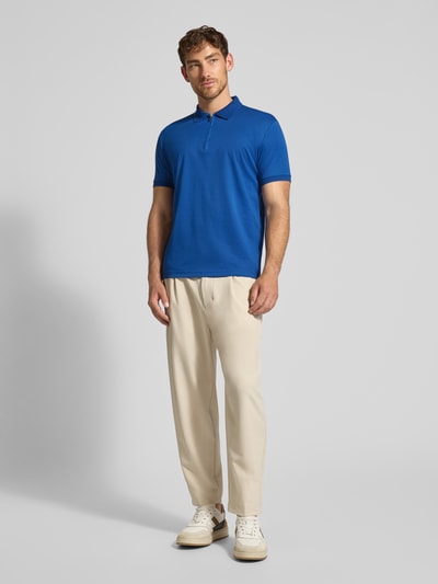 SELECTED HOMME Regular fit poloshirt van katoenmix, model 'FAVE' Koningsblauw - 1