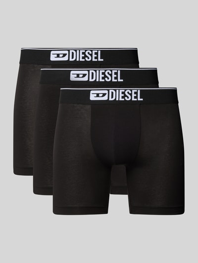 Diesel Trunks mit elastischem Logo-Bund im 3er-Pack Black 1