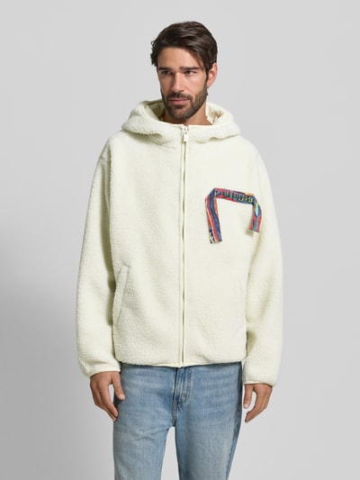 CARLO COLUCCI Oversized fleecejack van tedyybont Offwhite - 4