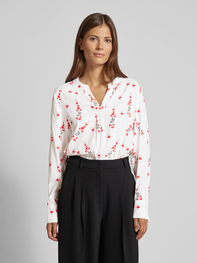 Herzensangelegenheit Blouse met tuniekkraag Roze - 4