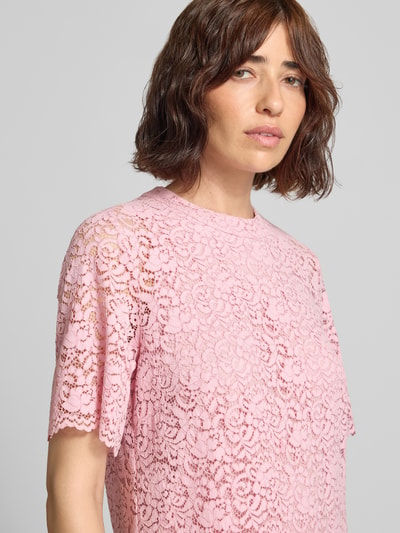 JOOP! relaxed fit cocktailjurk met viscose model 'Darlene' Felroze - 3
