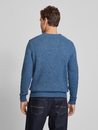 Fynch-Hatton Gebreide pullover van wolmix met ronde hals Lichtblauw - 2