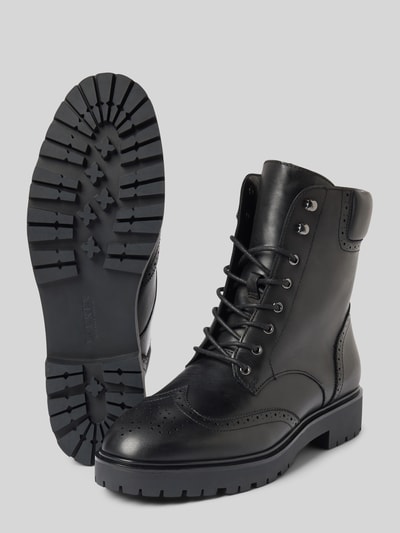 Lauren Ralph Lauren Veterlaarzen van echt leer, model 'Alysn' Zwart - 4