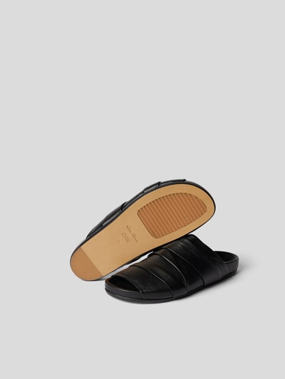 Rick Owens Slides aus Leder Black 4