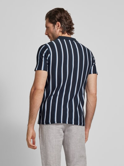 Lindbergh Poloshirt mit Streifenmuster Marine 5