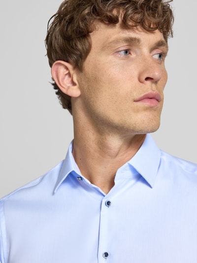 Jake*s Regular Fit Business-Hemd mit Kentkragen Bleu 3